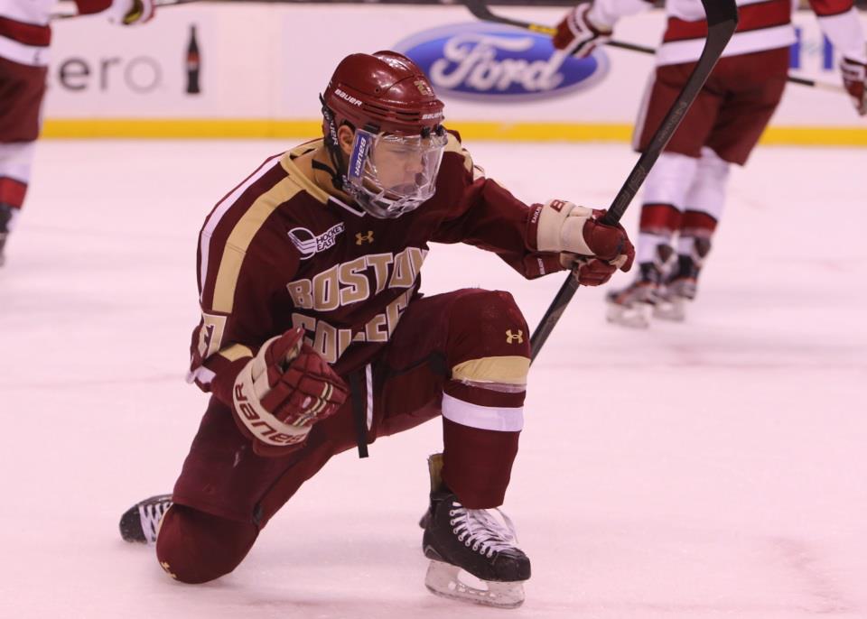 The Boston College Hockey Blog Quinn Smith Leads Eagles to Beanpot Finals